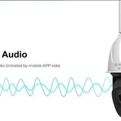 احمِ منزلك أو متجرك مع كاميرا سكاي ورث LC2103 الذكية، بدقة 4MP، واي فاي، رؤية ليلية، مقاومة للعوامل الجوية، وتنبيه فوري عند الحركة &ndash; مثالية للمراقبة الخارجية.