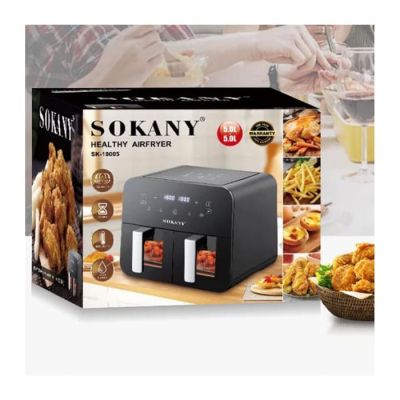 SK-10005 قلايه سوكانى 10لتر 2باب 1200*2 وات ديجيتال