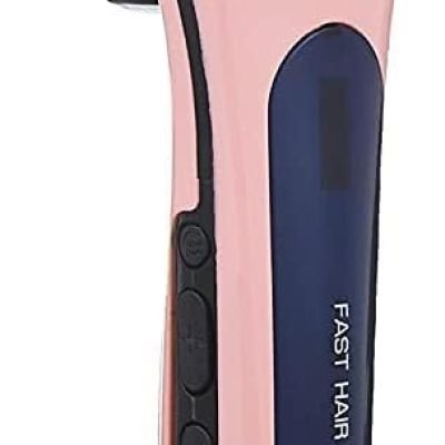 فرشاة الشعر مكواة فرد السريع - HQT-906 + ملحق بها شنطة تخزين متوسطة هدية مجانية سيراميك من فاست هير