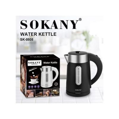 غلاية مياه كهربائية SK-0808 سريعة الغليان 1200 واط (أسود)