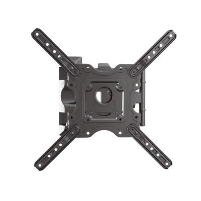 حامل يثبت على الحائط قابل للدوران في 6 اتجاهات من ام كير، حامل تلفزيون يثبت على الحائط لتلفزيونات LCD وليد بمقاس 32 إلى 55 بوصة، موديل P4 مزود بدعامة زاوية متحركة توفر حركة كاملة للحامل.