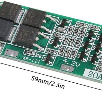  Lithium Battery Protection Board 3S 12.6V 20A 18650 LiPo Cell BMS PCBAuto Recovery Fast and Safe Charging